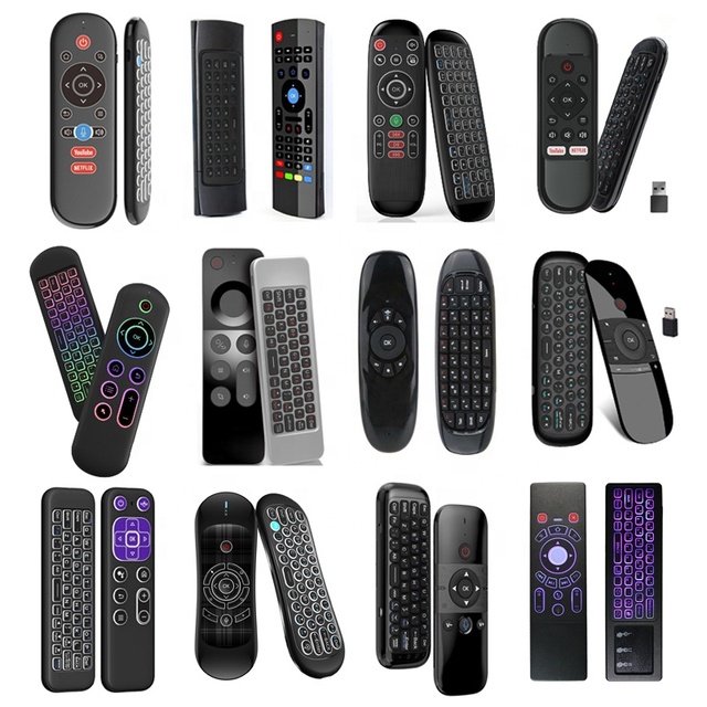 Bulk Supply of Various Air Mice Remote Controllers with Dual Mode Bluetooth 2.4G Wireless Keyboard for Smart TV and Android Box