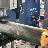 Machine de découpe de tubes en acier inoxydable, découpeuse laser CNC à fibre avec rail de guidage HIWIN, haute productivité
