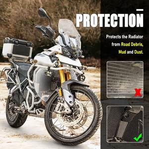 XXUN Moto Radiateur Couverture Garde Grill Grille Carénages Refroidisseur Protecteur pour TRIUMPH <span class=keywords><strong>Tiger</strong></span> <span class=keywords><strong>900</strong></span> Rally/GT/<span class=keywords><strong>Tiger</strong></span> 850 <span class=keywords><strong>Sport</strong></span> 21-23 - Product Image 5
