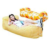 Canapé-lit gonflable pliable moderne et populaire, idéal pour l'extérieur, pour une personne, portable, pour le camping et les festivals de musique