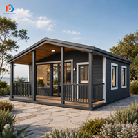 Maisons modulaires préfabriquées prêtes à l'emploi de 20 et 40 pieds, 3 chambres, type Tiny Home, maisons conteneurs pour les jardins aux États-Unis