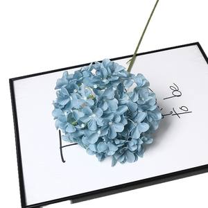 Bouquet de fleurs artificielles en soie <span class=keywords><strong>magnolia</strong></span> de la série bleue, décoration artistique, décoration de mariage, décoration de salon, Chine - Product Image 5