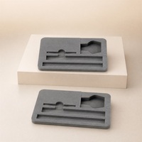 Palette de fards à paupières personnalisée avec fermeture magnétique, insert miroir, boîte rigide, plateau intérieur