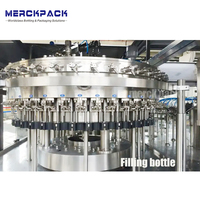 Machine de remplissage isobare automatique, équipement d'embouteillage de boissons gazeuses, de sodas et d'eau pétillante en bouteilles PET