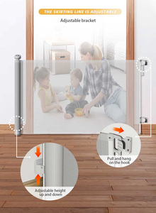 Có Thể Thu Vào Lưới Bé Hàng Rào Cửa Trẻ Em An Toàn Cửa Cầu Thang Cổng Cho Trẻ Sơ Sinh Và Vật Nuôi - Product Image 5