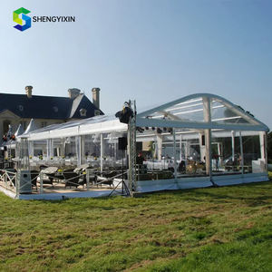 เต็นท์กระโจมอลูมิเนียมสีใสขนาดใหญ่สำหรับงานเฉลิมฉลองงานแต่งงานงานเลี้ยงเต็นท์สำหรับกิจกรรมกลางแจ้งหรูหรา10X20 <span class=keywords><strong>20X20</strong></span>ได้200 400คน - Product Image 4