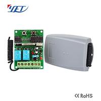 YET402PC 12V Control Remoto Universal, Interruptores Automáticos de Relé, Receptor de Control