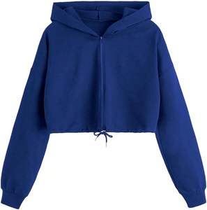 Veste sweat à capuche à fermeture éclair complète pour femmes - Product Image 1