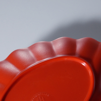 Assiette en mélamine bicolore incassable, vaisselle de restaurant réutilisable, vaisselle jetable colorée pour buffet, 100 pièces