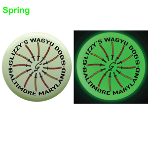 27.5Cm Trò Chơi Thể Thao Đồ Chơi Bay Đĩa Nhà Máy Phát Sáng Trong Bóng Tối Tùy Chỉnh Frisbeed 175 Gram Sáng Đĩa Trò Chơi Ngoài Trời Đĩa - Product Image 6