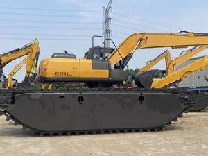 เครื่องขุดแบบลอยน้ำ XE160SL กำลังไฟ 86 กิโลวัตต์ สำ<span class=keywords><strong>ห</strong></span>รับงานขุดลอกบ่อเพื่อการเกษตรและงานชลประทาน - Product Image 5