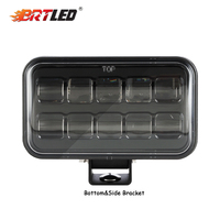 Nouveaux phares de travail LED pour tracteur agricole 12V 60W 5600LM IP68 étanches, faisceau large/spot, 4x4, carré de 6 pouces, robuste