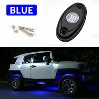 12V 24V 9 LED RGBW Luces de roca blancas puras para Kit de controlador de camión Lámpara de roca colorida Luces de roca Led para puerta de salida