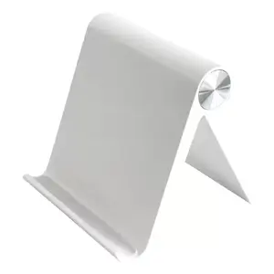 Support de tablette réglable Ugreen, support de bureau en plastique blanc, hauteur de 12,5 cm, rotation à 100 degrés, fixation par pince pour tablette PC unique - Product Image 3