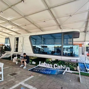 Casa prefabricada de lujo de <span class=keywords><strong>2</strong></span> dormitorios, contenedor de acero de 40 pies, módulo móvil extensible para USO HOTELERO, casa de envío pequeña - Product Image 5