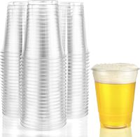 Gobelets en plastique jetables Crystal Clear Durable PET 12 14 16 20 oz Sans BPA