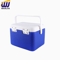 Kotak Pendingin Vaksin WANJIA WJ510-1 HDPE+PU+PE untuk Penggunaan Veteriner, Penyimpanan Dingin Medis Portabel Berinsulasi untuk Peternakan & Laboratorium