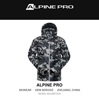 Veste de ski imperméable et coupe-vent ALPINE PRO pour homme, 10 000 mm, coutures thermosoudées, ventilation, poche Lift Pass, jupe de ski amovible, hiver