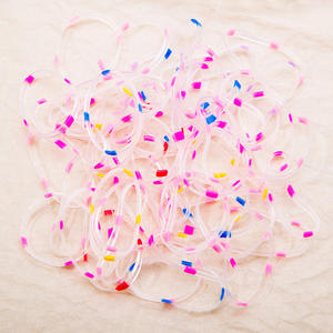 Banda de goma para niños, cuerda de color de <span class=keywords><strong>pelo</strong></span> de alta elasticidad, Coleta, <span class=keywords><strong>accesorios</strong></span> para cabeza de bebé para niñas - Product Image 4