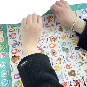 Nouvelle version interactive Alphabets portugais affiches parlantes Machine d'apprentissage autre <span class=keywords><strong>jouet</strong></span> éducatif pour tout-petits pour les enfants - Product Image 3