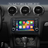 Auto estéreo 7 pulgadas pantalla táctil Android 15 Radio de coche para Audi TT MK2 8J 2006-2014 Wifi reproductor de vídeo Gps navegación cabeza Uni