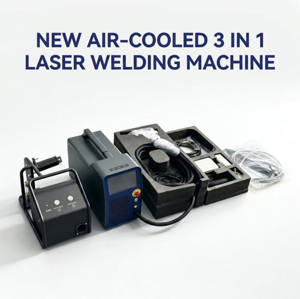 Air Cooled Handheld Portable Laser Welding Cleaning Cutting Machine 3 in 1 Fiber Welder Easy to Operate