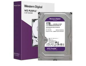 ยี่ห้อใหม่ HDD สีม่วงเฝ้าระวัง1TB ภายใน NVR ฮาร์ดไดรฟ์ SATA 5400รอบต่อนาทีแคช64MB 1TB HDD