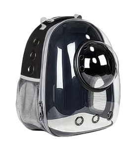 Şeffaf astronot uzay kapsülü evcil hayvan sırt çantası panoramik görünüm açık solunum kediler seyahat çantası için See-Through evcil hayvan taşıyıcı - Product Image 6