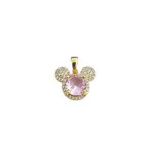Collar con Colgante de Moda para Mujer, Aleación de Zinc, Circonita Cúbica, Forma de Flor, Engaste Pavé, Joyería para Fiesta, Colgante Individual - Product Image 5