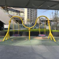 La Chine usine à bas prix balançoire ensembles aire de jeux pour enfants en plein air pour parc d'attractions centre commercial Kindgarden