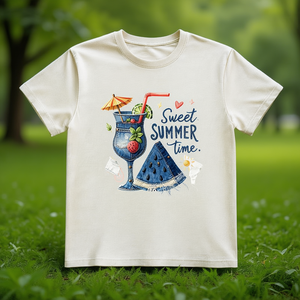 T-Shirt Unisex 210GSM 100% Cotone, Maglietta Casual Traspirante e Resistente con Grafica Estiva - Product Image 3