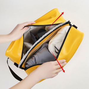 Wholesales Custom Logo Wash Fitness <b>Travel</b> Portable Makeup <b>Bag</b> Skincare Toiletry <b>Bag</b> PU Cosmetic Swimming <b>Bag</b> Unisex <b>Travel</b> <b>Bag</b> - Product Image 5