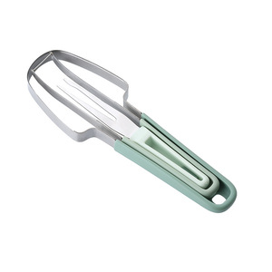 ที่ตัดแตงโม 3 in 1 แบบส้อม สแตนเลส สำหรับแบ่งผลไม้ ที่ตัดแตงโมแบบส้อม - Product Image 2