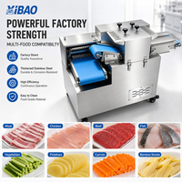 Machine industrielle automatique de découpe de viande, machine à couper la viande congelée pour la transformation du bœuf, du porc et du poulet en dés