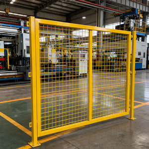 교통 안전 공사 격리 그물 울타리 칸막이 펜싱 기계를 지키는 철 와이어 메쉬 가드 작업장 격리 울타리 - Product Image 1