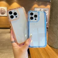 Usine 3 en 1 360 couverture complète protéger trois pièces tri couche clair TPU PC coque de téléphone pour iPhone 16 15 Pro Max 14 Plus 13