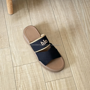 Sandalias Planas de Verano de Marca de Diseñador para Mujer, Sandalias Casuales con Punta Abierta, Parte Superior de Lona Transpirable, Zapatos de Moda para Mujer - Product Image 4