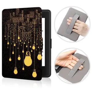 Casing desain disesuaikan untuk Kindle Paperwhite generasi 11/11 6.8 inci 2021 tali tangan Funda Ebook Auto Wake tidur M2L3EK M2L4EK