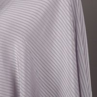 1001 Tissu Hijab en Polyester Satiné à Rayures et Carreaux, Antistatique, Respirant, pour Femme, Châle Quotidien, Vente en Gros, Toucher Doux