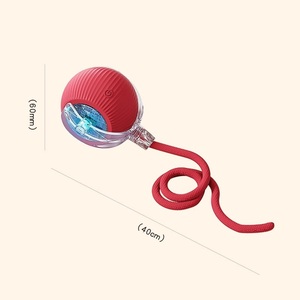 Jouet de balle de <span class=keywords><strong>chat</strong></span> intelligent automatique rechargeable Chargement USB Queue roulante Jouet de <span class=keywords><strong>chat</strong></span> interactif éclairé avec télécommande pour chats - Product Image 4