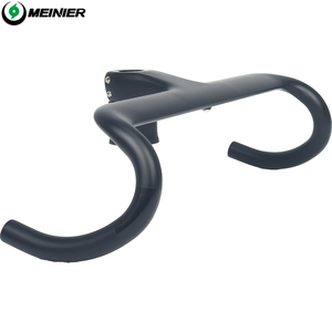 <span class=keywords><strong>Manillar</strong></span> de <span class=keywords><strong>carbono</strong></span> de barra de caída de 12 ° con orificio de horquilla de 28,6 MM-Diseño aerodinámico integrado para bicicletas de grava y carretera - Product Image 1