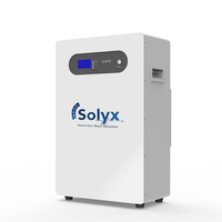 Batterie de stockage d'énergie solaire murale domestique 10 kWh, 8000+ cycles, 51,2 V 200 Ah LiFePO4 avec port de communication CAN, type split