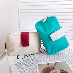 PU Leather Magnetic Closure <b>Makeup</b> <b>Bag</b> Large Capacity Cosmetic <b>Bags</b> Custom Logo Fashion Toiletry <b>Bag</b> <b>for</b> <b>Travel</b> Women Beach - Product Image 5