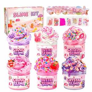 Kit de slime non toxique avec colle à bulles, argile créative, artisanat DIY, jouet fait main, jouet éducatif pour enfants, anti-stress - Product Image 1