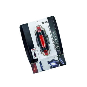 Feu arrière de vélo DC-918 LED rechargeable par USB, 4 modes, étanche, en plastique, pour la conduite nocturne - Product Image 5