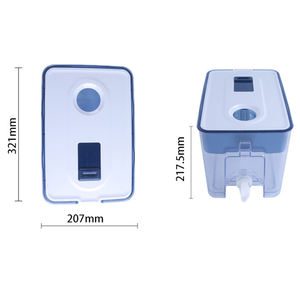 YenvQee filtro per uso domestico serbatoio acqua minerale alcalizzatore caraffa Standard universale 9.5L ad alta capacità depuratore di acqua brocca - Product Image 6