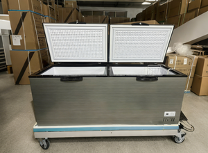 <span class=keywords><strong>Congélateur</strong></span> horizontal commercial à double porte, plusieurs tailles, pour restaurant, supermarché, conservation des aliments congelés - Product Image 2