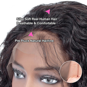 Burmesische Unverarbeitete Echthaar Jerry Locken Lace Front Perücke Menschliches Haar Tiefer Scheitel Jerry Curl Weave Kurze Perücke <span class=keywords><strong>Kinky</strong></span> Lockenperücke Lace Front - Product Image 5