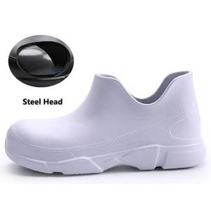 <span class=keywords><strong>Scarpe</strong></span> infermieristiche bianche a taglio basso in microfibra per uomo, <span class=keywords><strong>comode</strong></span>, antiscivolo e resistenti, con suola in EVA, tipo zoccoli di sicurezza. - Product Image 6