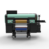 Impresora de película Uv Dtf de apellido Zhou A2 Rollo a rollo Impresora Uv directa a película con laminador para plotter AB Fiim Dtf Uv 60cm